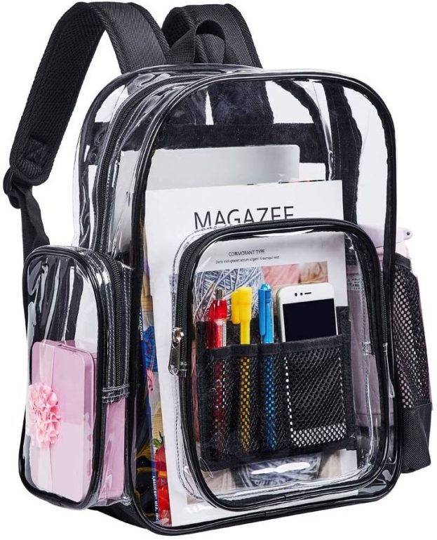 The PVC Multi-pocket School Travel Rucksack