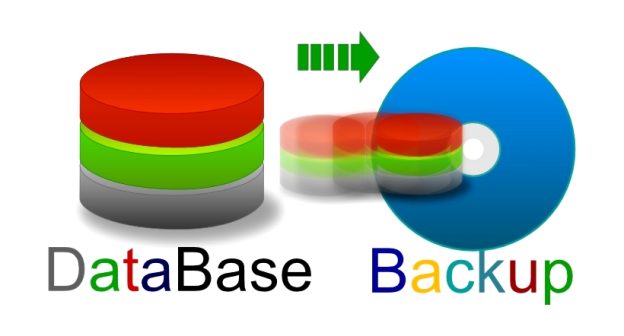 MySQL database from a backup file